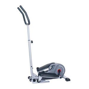 Sunny Health & Fitness Magnetic Standing Elliptical with Handlebars - SF-E3988, Grey