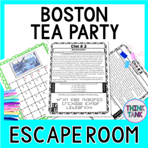 boston tea party escape room - causes of the revolutionary war