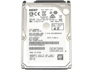 hgst hcc541010a9e630 1tb 5400rpm 8mb sata 6gb/s (9.5mm) 2.5inch notebook hard drive - 3 year warranty