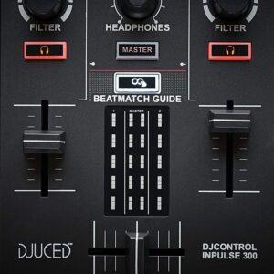 Hercules DJ Control Inpulse 300 DJ Controller with MH110 Studio Headphones