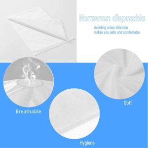 20 PCS Massage Table Sheets Disposable Non Woven SPA Bed Cover Breathable Polypropylene Fabric 31" x 70" Thin, Not Waterproof(White)