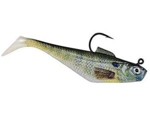 berkley powerbait pre-rigged swim shad fishing bait, hd bluegill, 4in | 10cm, irresistible scent & flavor, realistic profile, ready-to-fish, ideal for bass, walleye, pike and more