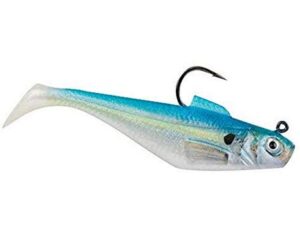 berkley powerbait pre-rigged swim shad fishing bait, hd sexy shad, 4in | 10cm, irresistible scent & flavor, realistic profile, ready-to-fish, ideal for bass, walleye, pike and more