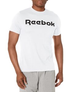reebok training essentials graphic t-shirt, white, s