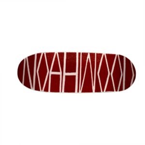 noahwood fingerboards 8.0 deck 100mm x 33mm (red-white) deck