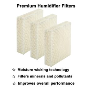 Lxiyu-4 PackReplacement Humidifer Filters Wicking Compatible with Honeywell Filter T,HEV615 and HEV620 Humidifier,Part # HFT600 Filters