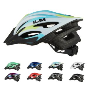 ILM Adult Men & Women Bike Bicycle Helmet, Lightweight Child Youth Mountain Road Cycling Helmets with Dial Fit Adjustment Model B2-21 (Ice Cream, XXL)