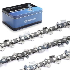 zentop 18 inch chainsaw chain, 3-pack, 325" pitch, 050" gauge, 72 drive links, b1s-72dl, fits husqvarna 440, 445, poulan 4600, 4620, and more