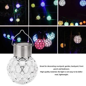 Yosoo LED Solar Hanging Light Connectable Lawn Courtyard Lights Lamp Decor for Garden Home Decoration