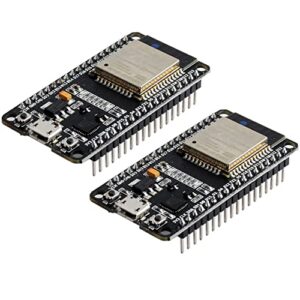 stemedu esp32 esp32-wroom-32 development board esp-32s wifi + bluetooth dual modes microcontroller processor module for arduino (2pcs)