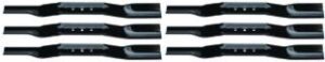 oregon 6 pack 92-168 mower blade for exmark 103-4207 130-2861 toro 130-2862 7/8"