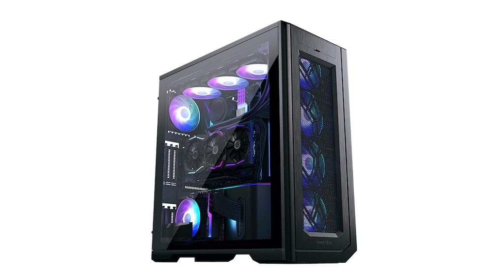 Phanteks (PH-ES620PTG-DBK01) Enthoo Pro 2 Full Tower – High-Performance Fabric mesh, Tempered Glass, Dual System/PSU Support, Massive Storage, Digital-RGB Lighting, Black