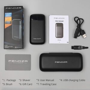 Electric Razor, Shaver, Portable Foil Shaver with Hard case in Double-Headed, USB Rechargeable, Great Gifts for Traveler