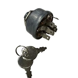 ENGINERUN 725-1717 Ignition Key Switch (7 Prong) Compatible with AYP Briggs MTD Murray Husqvarna Replaces 334013B 532140301 9251717 92556 5412H Mowers