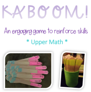 kaboom! language arts & math game bundle