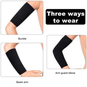 8 Pairs Arm Shapers Set Upper Arm Compression Sleeve Slimming Arm Warps Arm Slimming Shaper for Woman Cooling Arm Sleeves Cover Sun Sleeves Cover with Thumb Hole