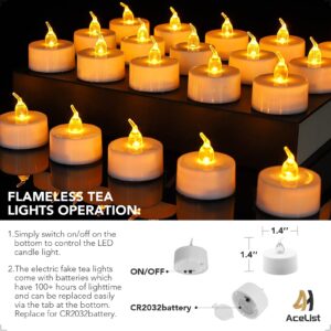 50 PCS Butterfly Luminary Bags & 50 PCS Battery Tea Lights, White Luminary Bags with Flameless Candles, LED Lamp Holiday Gift Flameless LED Tealight for Outdoor Christmas Thanksgiving Decorations