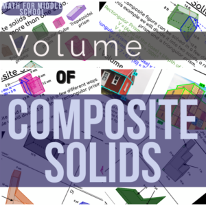 volume of composite solids with google form for distance learning