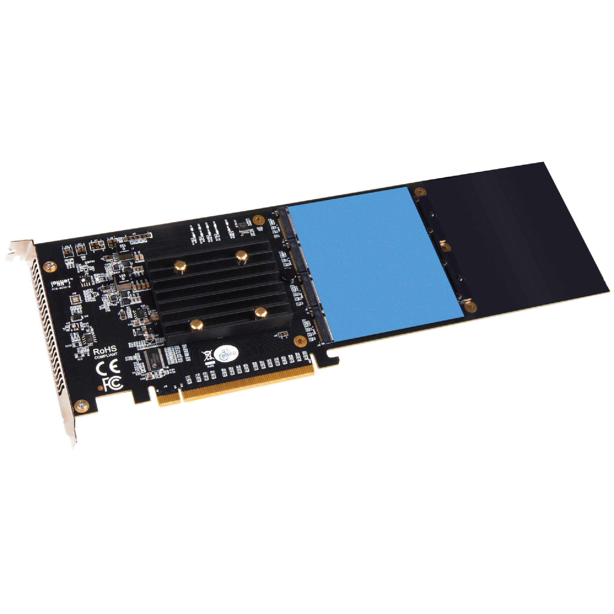 SoNNeT M.2 4x4 Silent PCIe Card (Four M.2 NVMe SSD Slot)