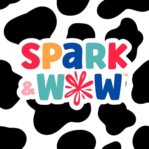 SPARK & WOW - 50677 Cow Activity Wall Panel - 18m+ - Toddler Activity Center - Wall-Mounted Toy - Busy Board Decor for Bedrooms, Daycares and Play Areas