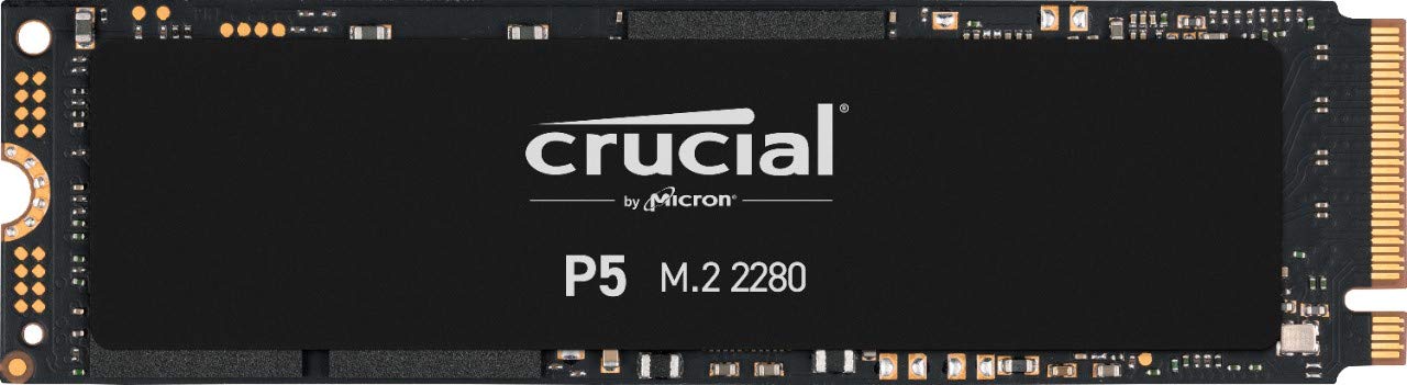 Crucial P5 2TB 3D NAND NVMe Internal Gaming SSD, up to 3400MB/s - CT2000P5SSD8