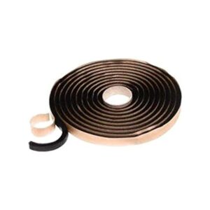 3/8" x 10' round butyl tape roll auto glass adhesive soft seal