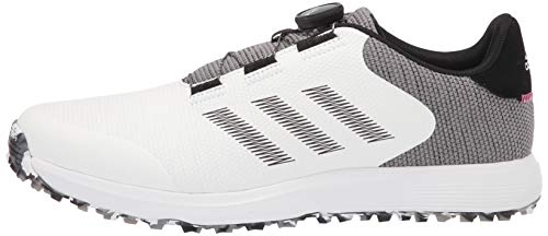 adidas mens Golf Shoe, White/Black/Grey, 10.5 US