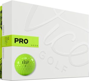 vice pro golf balls (neon lime)