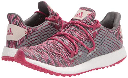 adidas Women's W Crossknit DPR Golf Shoe, Grey/Wild Pink/Screaming Pink, 9 US