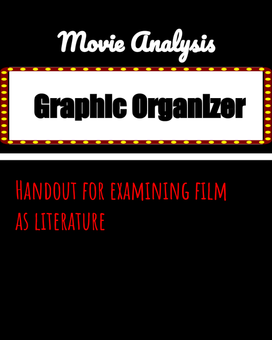 Movie Analysis Graphic Organizer