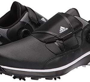 adidas mens Zg21 Boa Golf Shoe, Black/White/Lghsolgre, 7 US