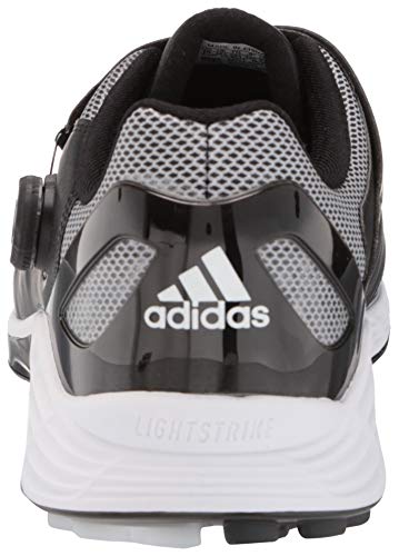 adidas mens Zg21 Boa Golf Shoe, Black/White/Lghsolgre, 7 US