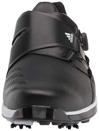 adidas mens Zg21 Boa Golf Shoe, Black/White/Lghsolgre, 7 US