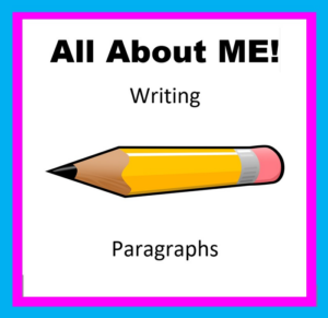 all about me: writing paragraphs