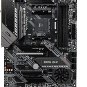 MSI MAG X570 TOMAHAWK WIFI Motherboard (AMD AM4, DDR4, PCIe 4.0, SATA 6Gb/s, M.2, USB 3.2 Gen 2, AC Wi-Fi 6, HDMI, ATX)