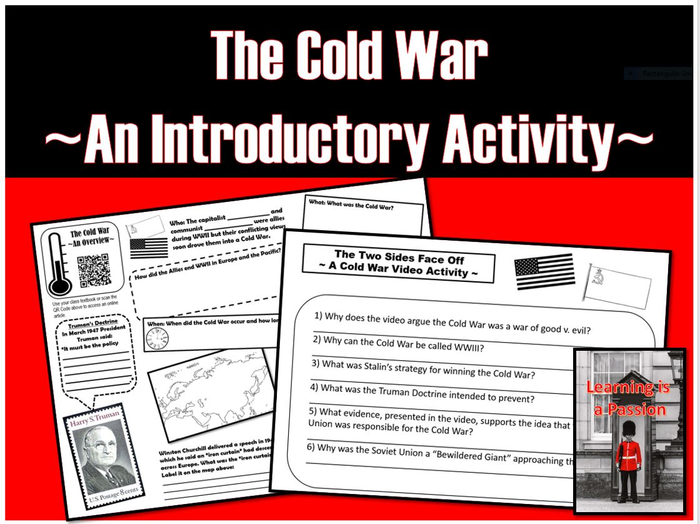 U.S. History: The Cold War ~An Introductory Student Activity~ (Distance Learning Compatible)