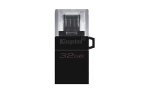 kingston 128gb datatraveler microduo3 g2 flash drive + microusb supports usb otg functionality for tablets and smart phones dtduo3g2/128gb