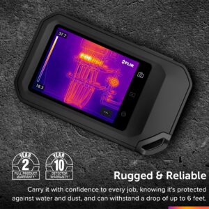 FLIR C5 Compact Thermal Imaging Camera with Wi-Fi for Inspection, Electrical/Mechanical, Building, and HVAC Applications