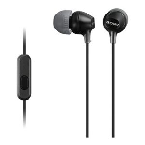 Sony WI-1000XM2/B Wireless Noise Cancelling in-Ear Headphones (Black) EX Series Earbud Headset with Mic (Black) Bundle (2 Items)