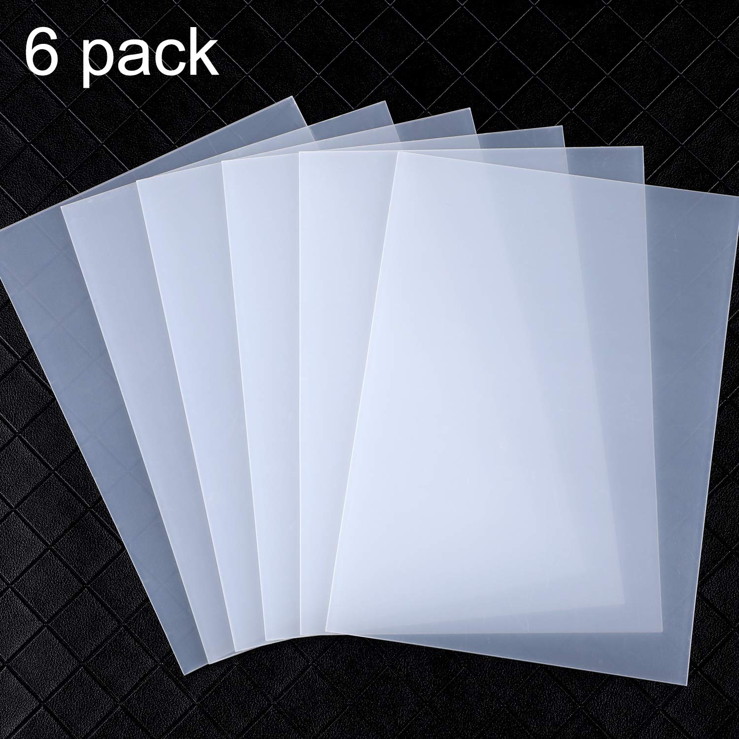 Transparent Acrylic Sheets Glass for Painting 5 x 7 Inch Acrylic Panel for Picture Frame Glass Replacement Table Signs Calligraphy and Painting, 0.08 Inch Thick