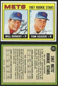 1967 topps tom seaver #581 rookie rc hof reprint - baseball card