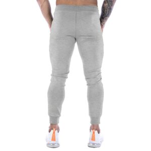 Wangdo Men's Slim Joggers Gym Workout Pants,Sport Training Tapered Sweatpants,Casual Athletics Joggers for Running (Grey-L)