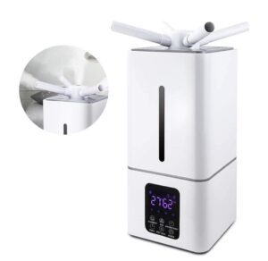 jiawanshun industrial humidifier commercial humidifier 1350ml/h 1200sq.ft large home humidifier whole house humidifier 3.4gallons for living room bedroom office mushroon base 110-220v