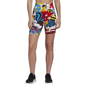 adidas women's sportswear egle bike shorts, multicolor, x-small