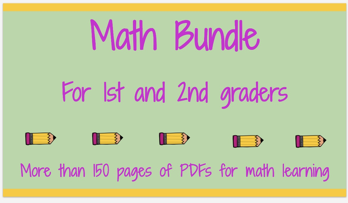 First & Second Grade Math Bundle