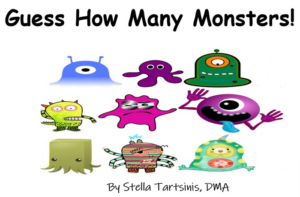 how many monster? elementary addition - powerpoint