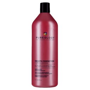 Pureology Smooth Perfection Shampoo | For Frizzy, Color-Treated Hair | Smooths Hair & Controls Frizz | Sulfate-Free | Vegan | Updated Packaging | 33.8 Fl. Oz. |