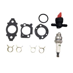 spartshome Carburetor Replacement for 796608 Fit for Briggs and Stratton 11P902 111P02 Engine with 795066 Air Filter,for Husqvarna 775EX Lawn Mower Carb Replace for 593599 591137 595390 590948 798938