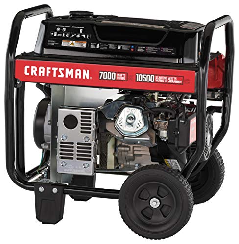 Craftsman 7000W Portable Generator with CO Detection, Powered by Briggs & Stratton - CARB Compliant, 030734