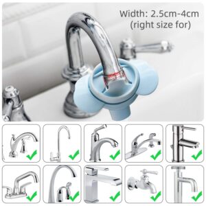 Faucet Extender for Toddlers (2 Pack)-Sink Extender for Kids (Blue)